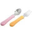 Small Kid KIDOKARE children&39s tableware stainless steel spoon fork KK-16 PNOR