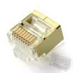 CNCOB CN-TC5ST5-23ABA09 six types of two-piece two-piece short-body full gold-plated copper shield network flat crystal head RJ45 short body 8P8C 30 bag