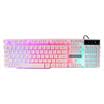 Yixing GESOBYTE KB860 Suspension Keyboard Rainbow Edition White