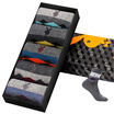 Joy Collection Playboy 2681 Male Socks Cotton In The Cylinder Sports Business Casual Breathable Striped 5 Double Gift Boxed Coffee Group Multi Color joy collection kopen in de aanbieding