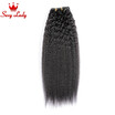 Sexy Lady 7A Remy Virgin Peruvian Afro Kinky Straight Human Braiding Hair Bulk No Weft Italian Coarse Yaki Bundles 100G One sexy lady kopen in de aanbieding