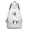 Scarecrow MEXICAN Shoulder Bag Female Korean Women&39s Bag Backpack Shoulder Women Simple Cartoon Backpack College Wind MNK70514L-05 Gray