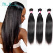 Brazilian Virgin Hair Straight 3 Bundles Deals 7A Human Weave Ms Luna Products ms luna hair kopen in de aanbieding
