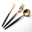 Joy Collection Jingdong Supermarket Sunshine Flying Song 304 Stainless Steel Knifefork Spoon Hotel Supplies Western Tableware Main Meal Knife Fork Black Gold Three Piece joy collection kopen in de aanbieding Joy Collection Jingdong Supermarket Sunshine Flying Song 304 Stainless Steel Knifefork Spoon Hotel Supplies Western Tableware Main Meal Knife Fork Black Gold Three Piece joy collection kopen in de aanbieding