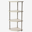 Joy Collection Shuangjian 4 Tiers Ironwood Cabinet Storage Rack joy collection kopen in de aanbieding