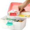 Joy Collection Fasola Plastic Storage Box Multi Function Household Seal First Aid Kit Family Medicine 7L Pink joy collection kopen in de aanbieding Joy Collection Fasola Plastic Storage Box Multi Function Household Seal First Aid Kit Family Medicine 7L Pink joy collection kopen in de aanbieding