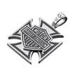 Mens Necklace Stainless Steel Vintage Halle Cross Pendant Necklace Knights Templar Cross Halle pendants Jewelry