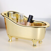 Joy Collection Bathroom Storage Box Basket Bathtub Shape Gold Plated Color Spa Miniature Massage Comb Cosmetics Jewelry Qrganizer joy collection kopen in de aanbieding Joy Collection Bathroom Storage Box Basket Bathtub Shape Gold Plated Color Spa Miniature Massage Comb Cosmetics Jewelry Qrganizer joy collection kopen in de aanbieding