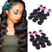 Noble Qu Peruvian Body Wave 3 Bundles Virgin Hair 7A Unprocessed Wet And Wavy Human noble qu kopen in de aanbieding