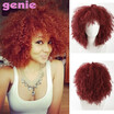 Genie Red Curly Synthetic Wigs For Black Women Natural Full American African Medium Afro Wig Cosplay Heat Resistant genie kopen in de aanbieding Genie Red Curly Synthetic Wigs For Black Women Natural Full American African Medium Afro Wig Cosplay Heat Resistant genie kopen in de aanbieding