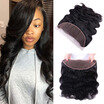 Iueenly Ear To Brazilian Body Wave With Lace Frontal 13X4 Bundles Hair Baby iueenly kopen in de aanbieding
