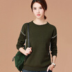 Joy Collection City Plus Ciyplus 2017 Autumnwinter New Women Loose Wild Personality Stitching Casual Long Sleeved Thick Sweater Cwyc179171 Army Green joy collection kopen in de aanbieding