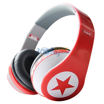 

Havit Card Headset HV-H99TF Складная / FM-радио / TF-карта / AUX / Headband Red