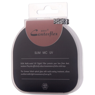 

Conterflex SLIM MC UV 40,5 мм Тонкий двойной фильтр с покрытием