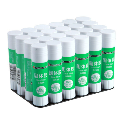 

Согласованные (Comix) 24 вязким твердые палочки 9g ПВА клей палки Канцелярские B2666