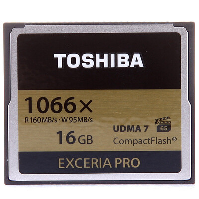 

Карта памяти Toshiba (TOSHIBA) EXCERIA CF-128G экстремальной мгновенного значение скорости 150M 120M 1000 скорости записи / ВПГ-20