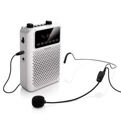 

Philips (PHILIPS) SBM150 WHI плаза уровень динамики звуковой карты небольшой стерео динамики Функция FM-радио записи REC посвященный уча белый