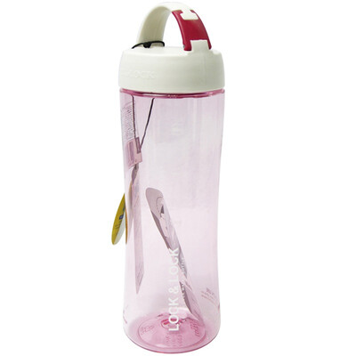 

Lock & lock спортивная пластиковая чашка HLC802TP (600ML) розовая