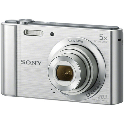 

Sony (SONY) Цифровая камера DSC-W800 серебристая (2010 миллион пикселей 5-кратный оптический зум 2,7 дюйма шириной 26 мм)