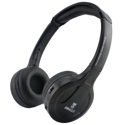 

Bingo (Bingle) B616 многофункциональный стерео FM-радио беспроводной ТВ гарнитура подключи провод телефона гарнитура (черный)