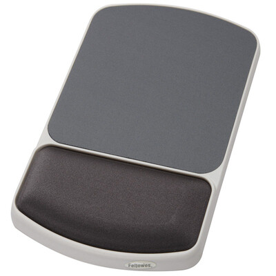 

Fellowes CRC91741 благородная шелковая эргономичная белая рама съемная запястье запястье запястье коврик коврик для мыши (Earl Grey)