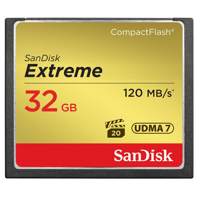 

SanDisk 32 ГБ скорость чтения 120 МБ / с скорость записи 85 МБ / с Экстремальная скорость CompactFlash карта памяти UDMA7 CF-карта