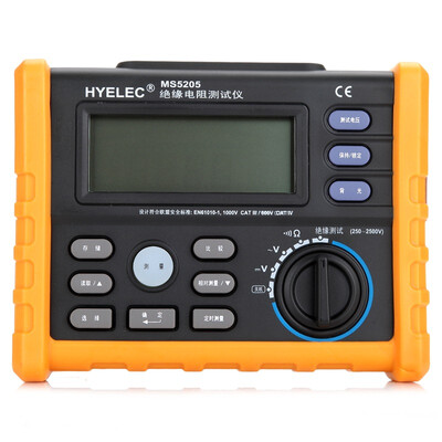 

Г (PEAKMETER) MS5205 Цифровой тестер сопротивления изоляции / мегаомметр / цифровая таблица сотрясения