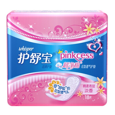 

Шепот Pinkcess тонкий дышащий площадку установлен легкий аромат цветов 18 (старые и новые упаковки случайно