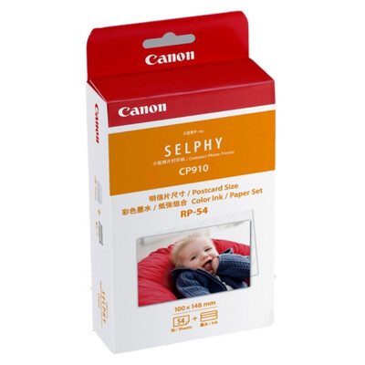 

Canon RP-54 (54 листа / коробка) Оригинальная 6-дюймовая фотобумага для CP1200 / CP910