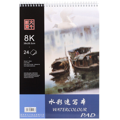 

Daqian Paper DQ20102 16K эскиз Sketchbook (35 страниц / это) 160g (макет случайный)