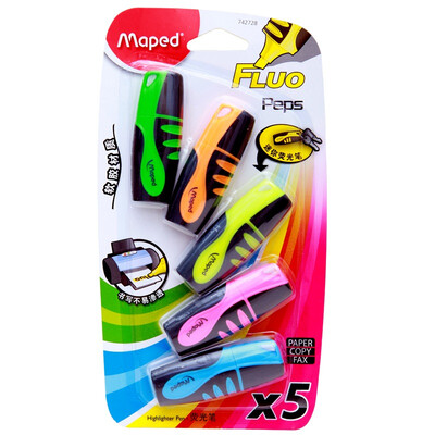 

Ма Peide (Maped) CH742728 * 5-цветная мини-фломастер (CARD)