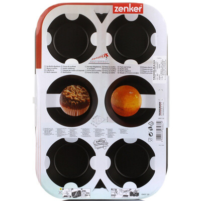 

[Супермаркет] Jingdong Германия Fackelmann Fackelmann 6 чашек кекса выпечки инструмент прессформы торта Muffin чашки торт формы для выпечки 43437