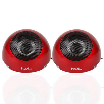 

Havit ноутбук динамик HV-SK109 встроенный BTL усилитель бас сильный / USB источник питания красный