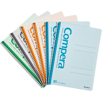 

Согласованный (COMIX) CSB5807 спирального переплет / Блокнот / цвет Чжан мягких рукописи B5 80 6 установить