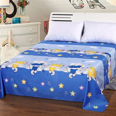 

Ivy постельное белье домашний текстиль двойной лист одной кусок хлопка мультфильм листы 1,5 кровать / 1,8 кровать 230 * 250 (музыка за мобилизацию)