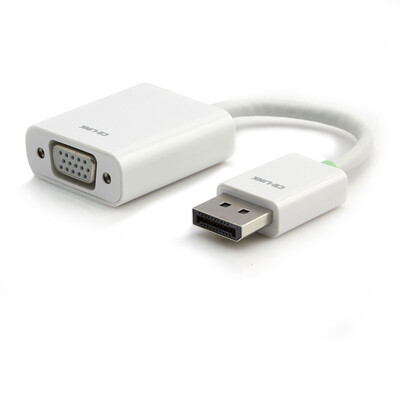 

Преобразователь CE-LINK 4067 DP в VGA Стандартный порт DisplayPort для VGA 1080P Компьютер для телевизора Проектор Белый
