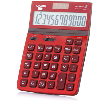 

Casio (CASIO) DW-200TW-RD очарование элегантная серия большого калькулятора красного цвета
