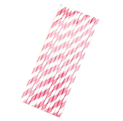

Toponeto 25pcs Disposable Drinking Straws Home Bar Party Cocktail Drink Straw