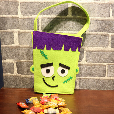 

Toponeto Halloween Cute DIY Nonwovens Candy Bag Package Children Party Storage Sugar