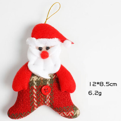 

Christmas Ornaments Cute Santa Claus Snowman Reindeer Pendant Doll Decoration Xmas Tree Hanging Drop Pendants New Year For Home