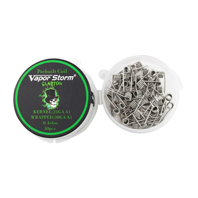 

50 Pieces Vapor Storm A1 Heating Wire Coil RDA Coil Alien Clapton Coils Prebuilt Wrap Wires Alien Mix Twisted