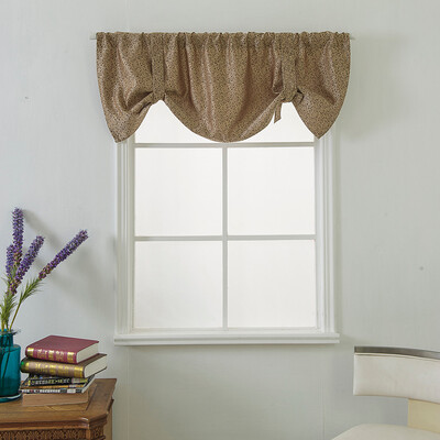 

Toponeto Valance Curtains Extra Wide&Short Window Treatment Kitchen Living Bathroom