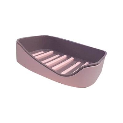 

Toponeto Wall-Mounted Soap Box Holder Bathroom Storage Box Drain Soap Dish Sucker
