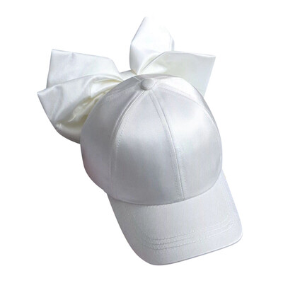 

Autumn Baby Cap Girls Children Big Bowknot Caps Hats Adjustable Sun Protection Casual Visors