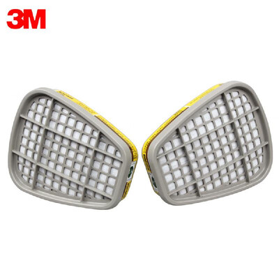 

2Pcs 3M 6003 Organic Vapor Cartridge Acid Gas Cartridge for Full Facepieces 6000 7000 Respirators Accessories Personal Protective