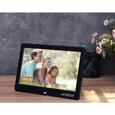 

Andoer 10" Wide Screen HD LED Digital Picture Frame Digital Album High Resolution 1280600 Electronic Photo Frame with Remote Cont