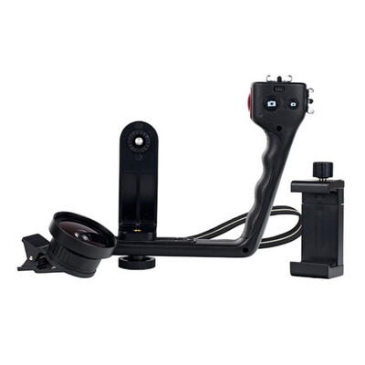 

Universele  Vormige Verstelbare Handheld Bluetooth Stabilizer Rig Mount Kit Houder wLens voor Smart Telefoon Camera estabiliza