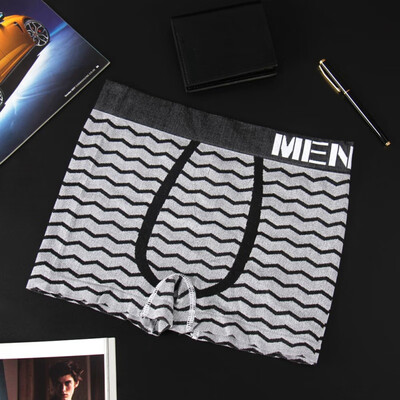

Striped Print Mens Boxer Briefs Soft Light Thin Good Elastic Underwear