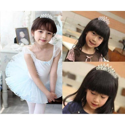 

The New Baby Girls Bridal Wedding Tiara Evening Sparkling Diamante Prom Tiara Hair Comb Hot Sale Now