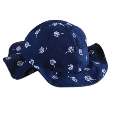 

Spring Baby Boys Girls Toddler Print Bucket Hats Caps Reversible Sun Headwear